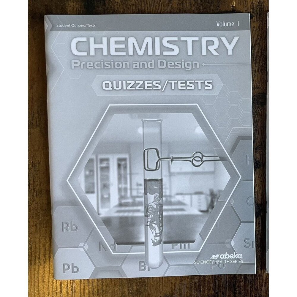 Abeka 11th Grade Chemistry Quiz & Test Key Vol 1 Revised – Teacher Edition